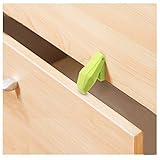 Jiuhong 4 PCS Simple Self Adhesive Child Baby Safety Drawer Lock Cabinet Lock Stops for Child Proofi