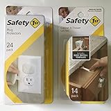 Safety 1stキャビネット/引き出しラッチ&プラグプロテクターバンドル