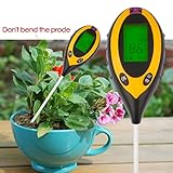 A-SZCXTOP多機能土壌テスター　土壌酸度計　デジタル土壌測定器PH値・湿度・温度・照度の測定可能　芝生、野菜の栽培　LCDバックライト付