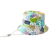 (ピーキー) Peigee ベビー用ハット つば広 赤ちゃんキャップ 紫外線 UVカット キッズ 帽子 子供サンバイザー フィッシャーマンハット女の子 男の子 リボン 可愛い