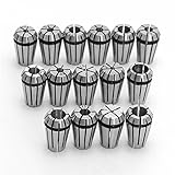15 PC ER 11 1-7 mm の CNC フライス旋盤ツール用スプリングコレットセット