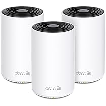 【美品】tp-link deco BE22000 Deco BE85 | BE22000 Tri-Band Whole Home Mesh WiFi 7 System