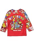 (マイファーストヒステリック) MY FIRST HYSTERIC HYSTERIC CIRCUS TRAIN総柄 ラグラン長袖Tシャツ 90cm レッド