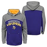 Minnesota Vikings Youth NFL「Arc」プルオーバーフード付きスウェットシャツ M