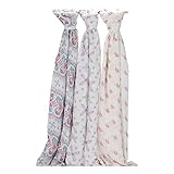 ADEN + ANAIS エイデンアンドアネイ バンブースワドリングラップ 3枚セット フラワーチャイルド 9209 [並行輸入品]