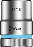 Wera Zyklop 8790 HMC 1/2 Socket, Hex head 11/16 x Length 37mm by Wera