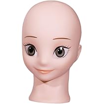 Mr.Jiang ヘッド&ヘッドウィッグセット 迅速発送】Ba Sha 練習用 編み込み練習用 ウィッグマネキン