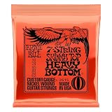 【正規品】 ERNIE BALL 2615 エレキギター弦 7弦(10-62) 7-STRING SKINNY TOP HEAVY BOTTOM SLINKY スキニートップ・ヘビーボトム・スリンキー ニッケル
