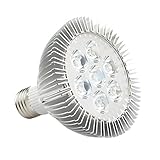 B2ocled LED植物成長ライト7W　E27/E26　ブロッサムフルーツ用　育苗と野菜用　多肉植物用　植物育成ランプ　赤の光　青の光　丸形