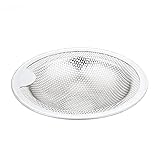 ALLVD ユニットバスステンレス洗面台排水口ゴミ受入洗面台野菜洗浄池トイレ適用髪捕捉サイズ：7.6-10.2 cm