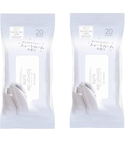 Amazon | コットンラボ フレグランスボディシート 12枚入り フローラル