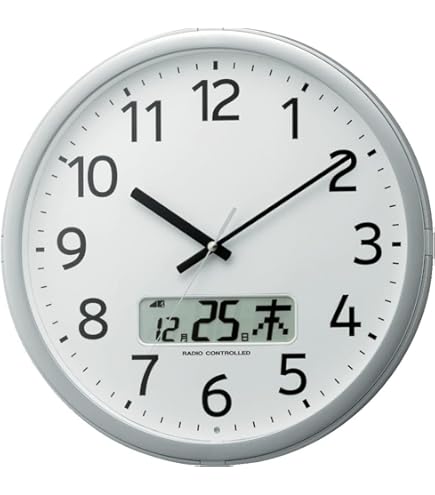 Amazon.co.jp: リズム(RHYTHM) 掛け時計 電波時計 オフィス 24回