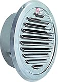 ワールド SUS304ステンレス 丸型ガラリ FD(防火ダンパー)付φ100mm アミ付(10メッシュ) DK(電解研磨) WRGDT-100P