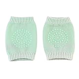 Domybest　ベビー　膝パッド　膝プロテクター　ニーパッド　膝用サポーター　滑り止め　レッグウォーマー　赤ちゃん　4色選べ (グリーン)