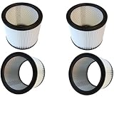 HQRP Washableカートリッジフィルタ4 -パックfor Shop - Vac 87l450 87l600 C 87p350 87p600 a 925 – 19 – 10 9251910掃除機