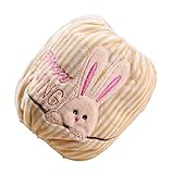 2ペアベビーぬいぐるみOversleevesキッズ袖ストライプイエローをカバー