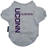 NCAA Connecticut HuskiesペットTシャツ M ブラック