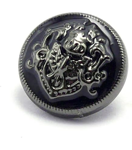 Amazon | 1920年頃大正時代円柱鉄製ボタン(釦)の金型『丹』大小二つ(大