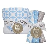 Baby Product And Accessories Bouquet Set - Logan - Hooded Towel & Wash Cloth by Trend Lab [並行輸入品]