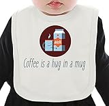 Coffee is my cup of tea ネクタイを有する有機ビブ Medium