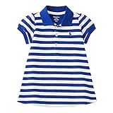 ポロ ラルフ ローレン 半袖 ワンピース&ブルマ dresses-knit ベビー ギフト 出産祝い 女の子 ストライプ ポロ （サイズ：12m、カラー：Active royal/White） Pol