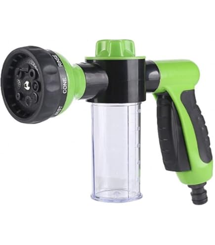 Amazon | Yyiingkku 洗車フォームガン シャワーガン 高压 散水ノズル