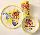Despicable Me 3 Piece Mealtime Set by Zak [並行輸入品]