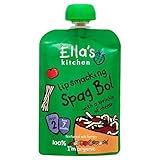 Ella's Kitchen Organic Lip Smacking Spag Bol with a Sprinkle of Cheese 7mth+ (130g) チーズ7Mth +の振りかけると