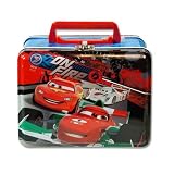 1 X Lunch Box - Disney - Cars - Metal Tin Case w/ Plastic Handle & Clasp [並行輸入品]