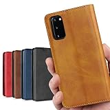 S20 ケース Galaxy S20 5G ケース SC-51A docomo / SCG01 au 対応 サムスン S20 ケース SC51A ケース SCG01 カバー エス20 カバー サムスン ギャラクシー S 20 スマホケース 携帯カバー 手帳型 カバー 財布 case 【iCoverCase】 高質合成皮革 内蔵マグネット 携帯カバー カード入れ スタンド機能 シンプル 落ち着いた色 レトロ ライトブラウン