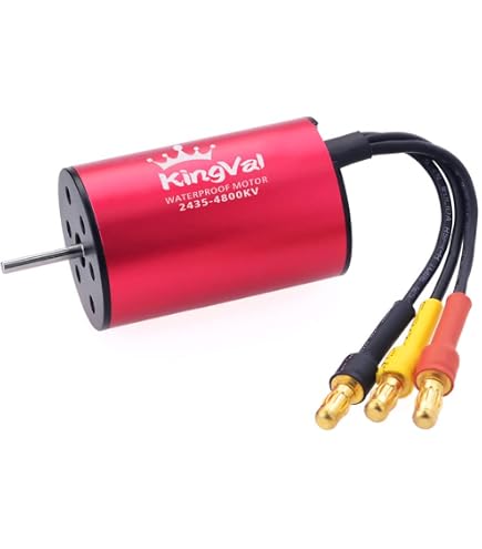 KingVal 2445 3600KV Brushless Motor & 35A ESC Combo For 1/16 RC Cars | 2.3mm Shaft, Sensorless - View #8