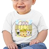 アフリカの動物園、動物子供服 ベビーTシャツ 半袖 男の子 女の子 クルーネック カジュアル