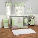 Lauren 4 Piece Baby Crib Bedding Set with Bumper by Trend Lab by Trend Lab [並行輸入品]