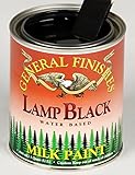 General Finishes QLB Milk Paint, 1 quart, Lamp Black [並行輸入品]