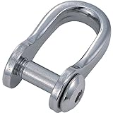 TRUSCO 沈み半丸シャックル ステンレス製 8mm 1個入 TSHS8