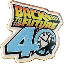 Amazon.co.jp: バックトゥザフューチャー[ピンズ]ピンバッジ/40THロゴ
