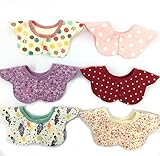 【Angelicate】360度どこでもよだれからガード ベビー 防水 スタイ コットン よだれかけ (女の子Ｂ)