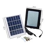 8w solar power 150 led motion sensor flood light waterproof