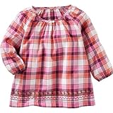 OSHKOSH(オシュコシュ) エンブロイダードプラッドトップ トップス長袖シャツ 5歳【並行輸入】