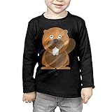 リス 漫画 かわいい 子供服 春秋 長袖 Tシャツ トレーナー 丸い襟 キッズ 男の子 女の子 ベビー おしゃれ カジュアル ファッション 可愛い