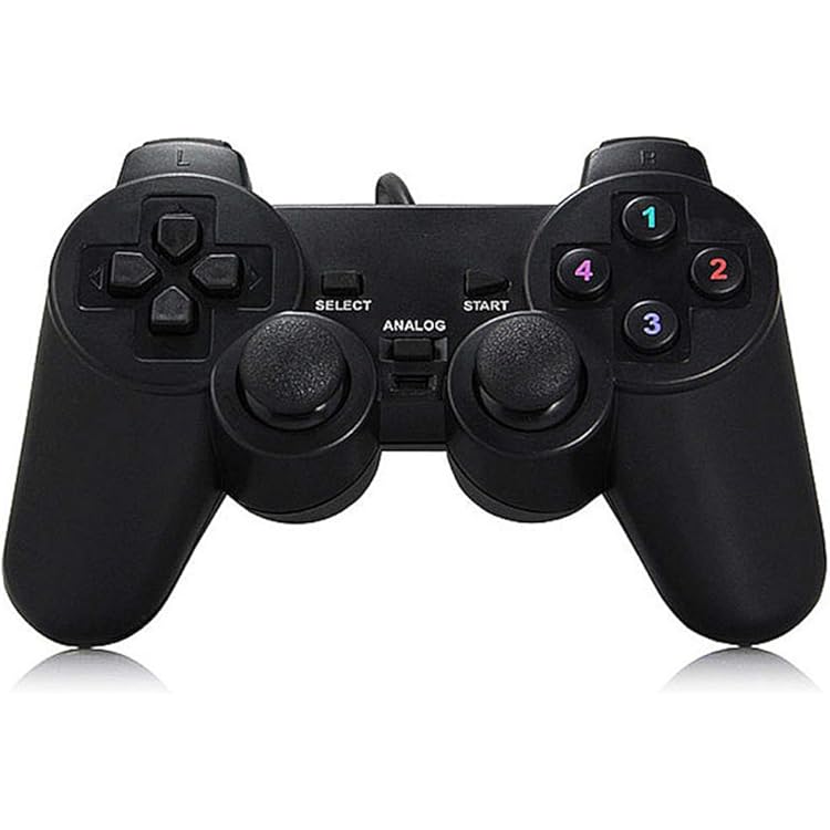 Amazon.co.jp: ゲームコントローラーUSB有線接続 USB ゲームパッド