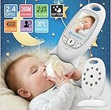 Baby monitor ベビーモニター 監視カメラ＋リモコン付きなモニターセット　双方向音声通信ナイトビジョン メロディ再生 / デジタル方式 / 温度表示 ベビーカメラ 監視カメラ