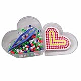 AteaMart DIYビーズ Small Loveキット (キット内容:500ビーズ+1個ピンセット+1個ペグボード) 並行輸入品