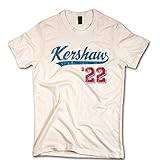 クレイトンKershawスクリプトアイボリーL
