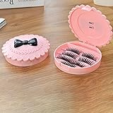 Kicode かわいいピンク つけまつげトラベル収納ケースボックスキャリー
