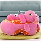 CCHLO　ベビーローチェア　ソファー　お座り練習チェア　ぬいぐるみチェア　４ヶ月～１２ヶ月 (大象)