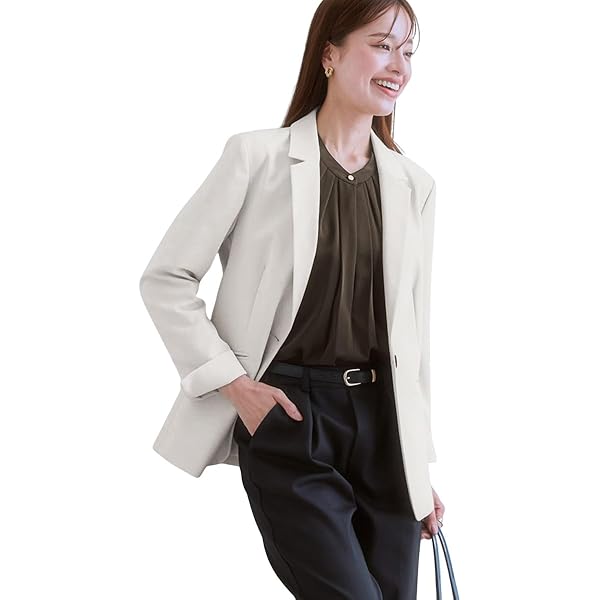 Amazon | [ノーリーズ] ウォッシャブル エアボールフードブルゾン 4