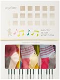 UNSKID(アンスキッド) ベビーソックス3足セット 12-15cm Girls ANG-SOCKS-GIRLS 滑りにくい靴下 ギフトセット