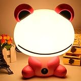 Cartoon Kids LED Beans Frog常夜灯デスクテーブルランプNight Baby大人寝室クリスマスギフト2016ファッション
