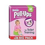 1パックミディアムプルアップの女の子経済26 (Huggies) - Huggies Medium Pull-Ups Girl Economy 26 per pack [並行輸入品]